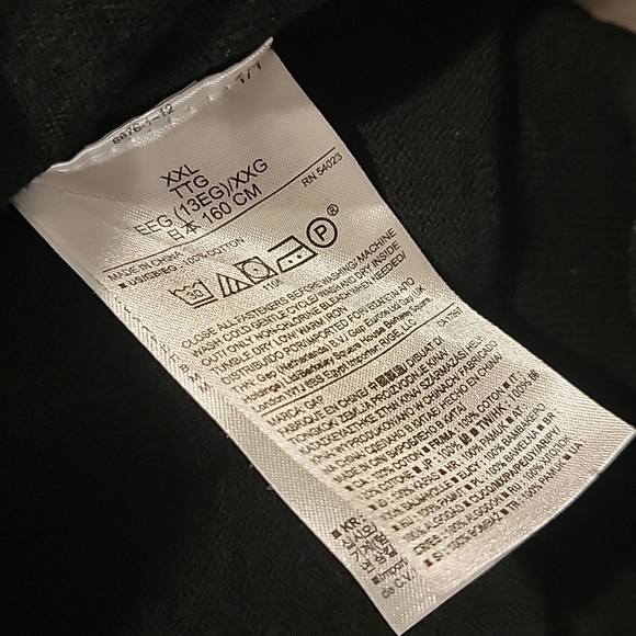 GAP Kids Black Classic Button Down Cardigan Sweater, (14-16) XXL - Picture 4 of 5